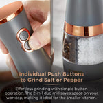 Tower Cavaletto Duo Salt and Pepper Mill - Grey