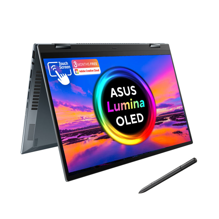 ASUS Zenbook 14 Flip OLED UP5401ZA-KN056W Intel® Core™ i5 i5-12500H Hybrid (2-in-1) 35.6 cm (14) Touchscreen 2.8K 16 GB LPDDR5-SDRAM 512 GB SSD Wi-Fi 6E (802.11ax) Windows 11 Home Grey