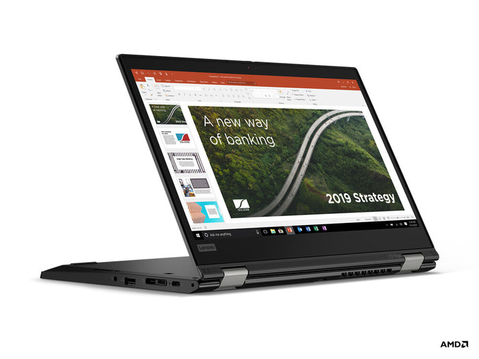 Lenovo ThinkPad L13 Yoga AMD Ryzen™ 5 PRO 5650U Hybrid (2-in-1) 33.8 cm (13.3) Touchscreen Full HD 8 GB DDR4-SDRAM 256 GB SSD Wi-Fi 6 (802.11ax) Windows 10 Pro Black