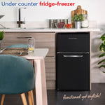 Russell Hobbs RH85UCFF482E1B fridge-freezer Freestanding 85 L E Black