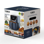 Tower T17127MNB fryer Single 6 L Stand-alone 1700 W Hot air fryer Blue