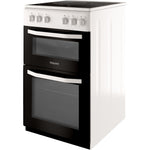 Hotpoint HD5V92KCW Freestanding cooker Electric Ceramic White