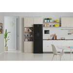 Indesit Total No Frost IBTNF 60182 B AQUA UK fridge-freezer Freestanding 322 L E Black Indesit