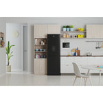 Indesit Total No Frost IBTNF 60182 B AQUA UK fridge-freezer Freestanding 322 L E Black