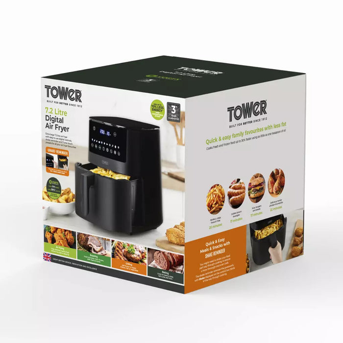 Tower Vortx 7.2L Digital Air Fryer 1650W