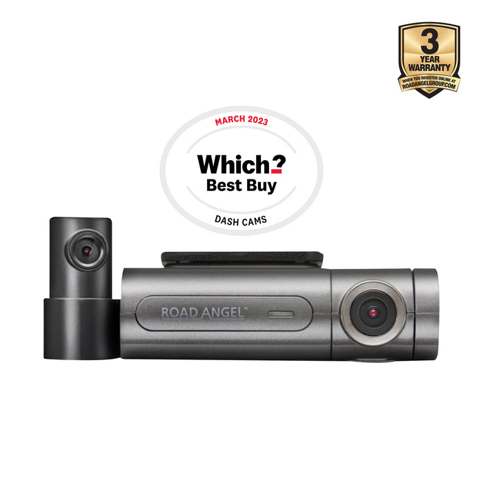 Road Angel Halo Pro 2K+ HD Award-winning Front & Rear Dash Cam