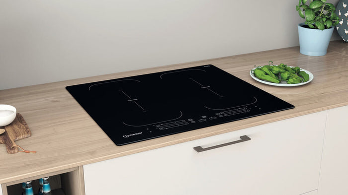 Indesit IB 88B60 NE Black Built-in 59 cm Zone induction hob 4 zone(s)