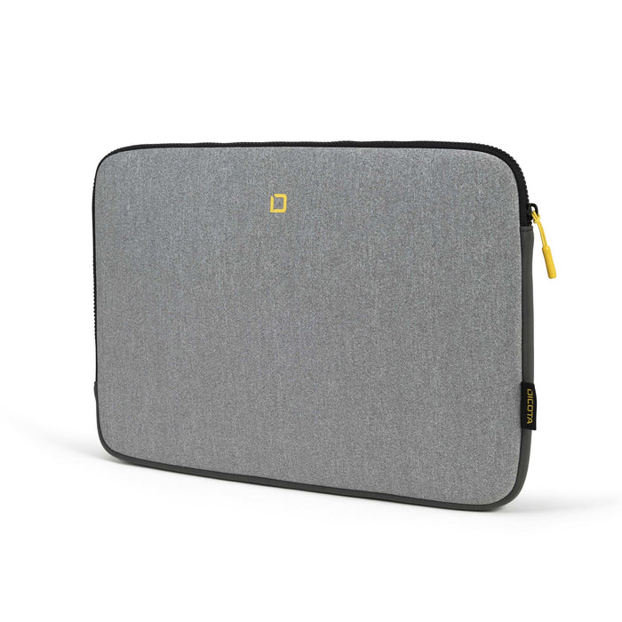 DICOTA D31743 laptop case 35.8 cm (14.1) Sleeve case Grey, Yellow