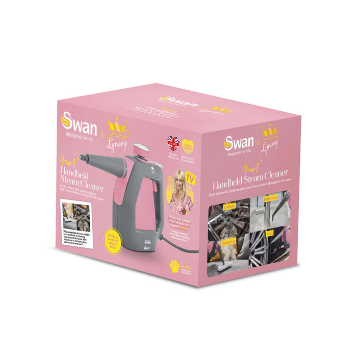 Swan x Lynsey Queen of Clean SC17350QOCN Handheld Steam Cleaner