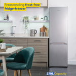 Russell Hobbs RH180FFFF551E1S fridge-freezer Freestanding 279 L E Silver