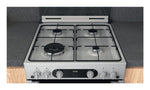 Hotpoint HDM67G0C2CX/UK Freestanding cooker Gas Silver