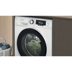 Hotpoint NDD 9725 DA UK washer dryer Freestanding Front-load White E