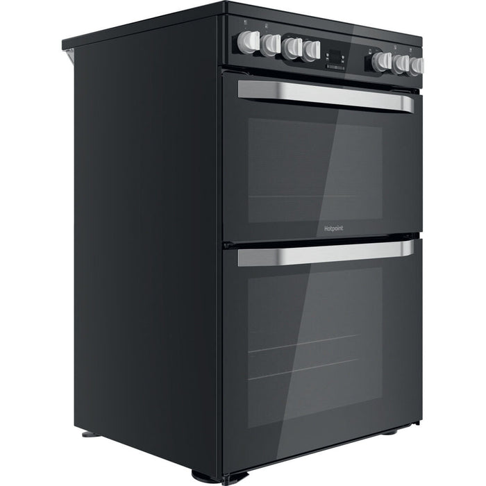 Hotpoint HDM67V9HCB/U Freestanding cooker Electric Ceramic Black