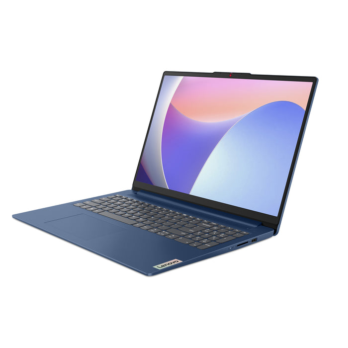 Lenovo IdeaPad Slim 3 16IRU8 15.6 Laptop -  Intel® U300 - 4 GB LPDDR5-SDRAM-  128GB SSD - Wi-Fi 6 (802.11ax) - Windows 11 Home in S mode - WUXGA IPS- Blue