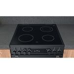 Hotpoint Ariston CD67V9H2CA/UK Freestanding cooker Electric Ceramic Black A