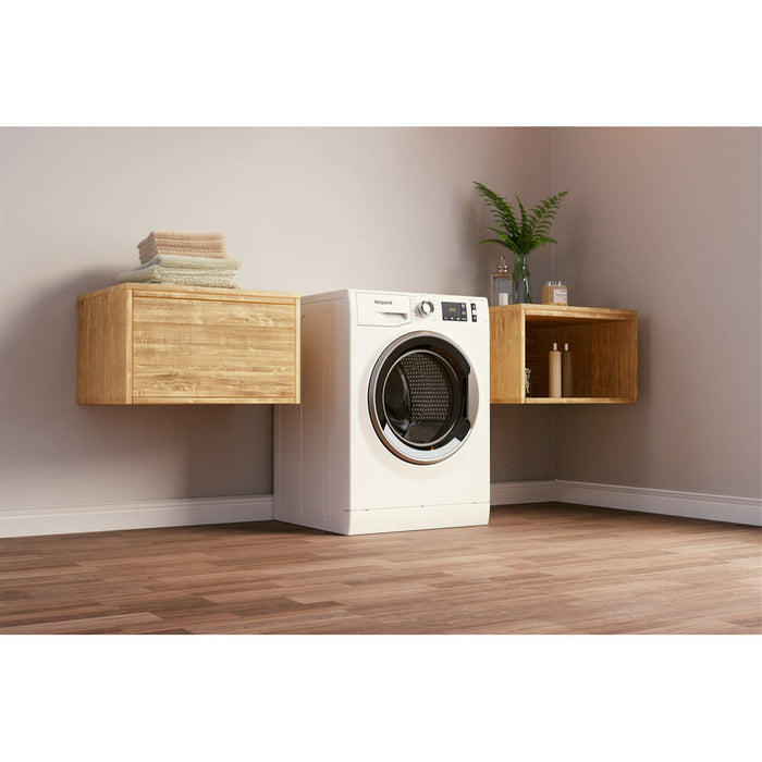 Hotpoint NM11 1046 WC A UK N washing machine Front-load 10 kg 1400 RPM White