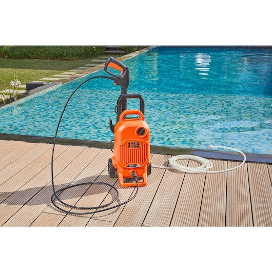 Black & Decker BEPW1700-GB pressure washer Upright Electric 408 l/h 1700 W Black, Orange