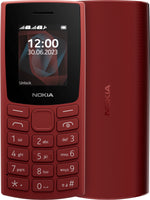 Nokia 105 4.57 cm (1.8) 78.7 g Red Feature phone