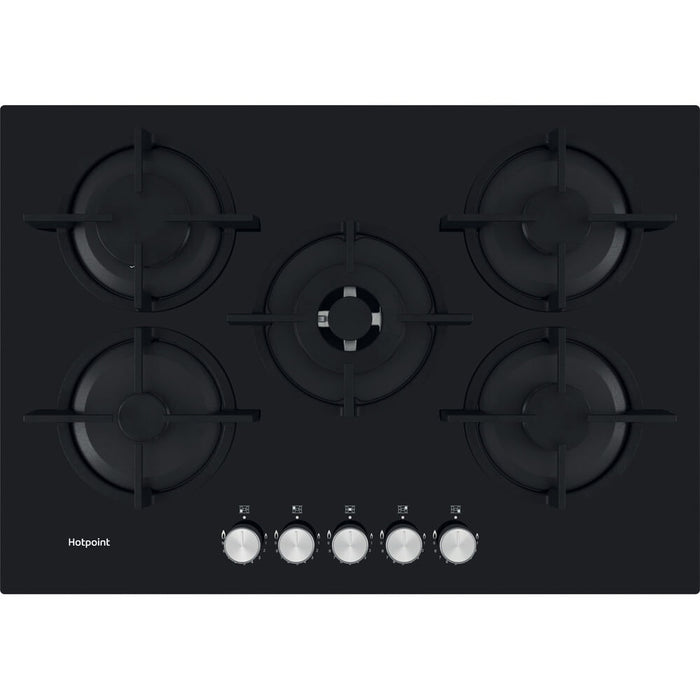 Hotpoint HGS 72S BK Black Built-in 60 cm Gas 5 zone(s)