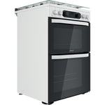 Hotpoint HDM67G0CCW/UK Freestanding cooker Gas White A