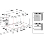 Hotpoint PPH 60G DF IX UK Silver Built-in 60 cm Gas 4 zone(s)