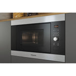 Hotpoint MF25G IX H Black Grill microwave Built-in 25 L 900 W