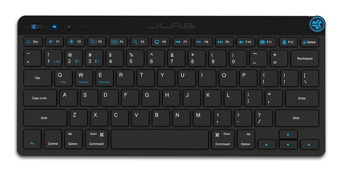 JLab GO keyboard Universal Bluetooth QWERTY English Black