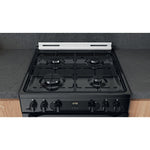 Hotpoint Ariston HDM67G0CCB/UK Freestanding cooker Gas Black A