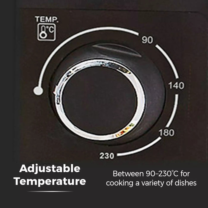 Tower 32 Litre Mini Oven with Hot Plates - Black