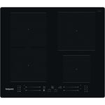 Hotpoint TS 5760F NE Black Built-in 59 cm Zone induction hob 4 zone(s)