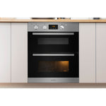 Indesit IDU 6340 IX oven 96 L 5100 W Black, Stainless steel