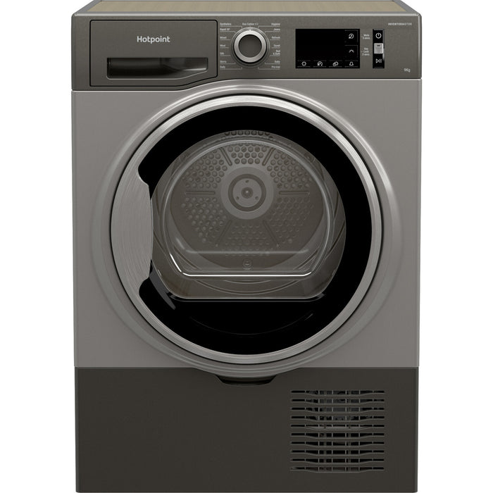 Hotpoint Ariston H3 D91GS UK tumble dryer Freestanding Front-load 9 kg B Graphite