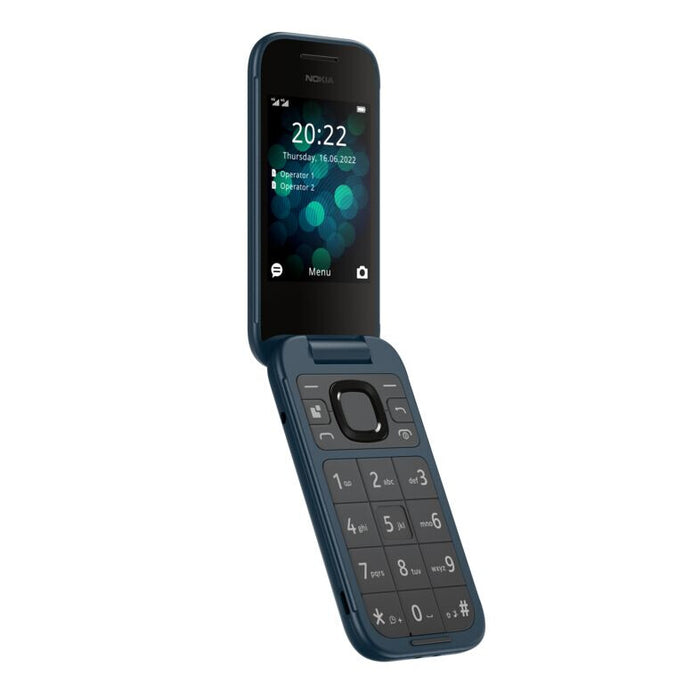 HMD Nokia 2660 Flip - 4G, VoLTE, 2,8+1,77, 0,3MP, 48MB/128MB, Blue