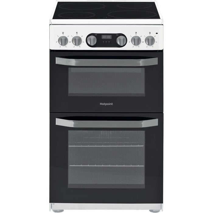 Hotpoint HD5V93CCW Freestanding cooker Electric Ceramic White