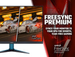 Acer NITRO VG2 Nitro VG272UV3 Gaming Monitor, 180Hz, Wide QHD (2560x1440), 0.5ms Response Time, 16:9, AMD FreeSync Premium