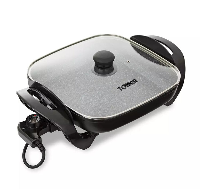 Tower Cerastone Pro 1500W Skillet Grey