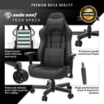 Anda Seat Dark Demon Dragon PC gaming chair Upholstered padded seat Black Anda Seat