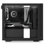 NZXT H210i Matte White Mini Tower Black, White