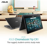 ASUS Chromebook Flip CR1 CR1100FKA-BP0166-3Y 29.5 cm (11.6) Touchscreen HD Intel® Celeron® N N4500 4 GB LPDDR4x-SDRAM 64 GB eMMC Wi-Fi 6 (802.11ax) ChromeOS Grey