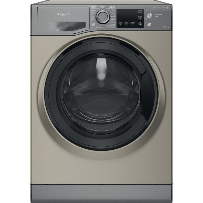 Hotpoint NDB 9635 GK UK washer dryer Freestanding Front-load Graphite D