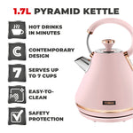 Tower Cavaletto 3KW 1.7 Litre Pyramid Kettle