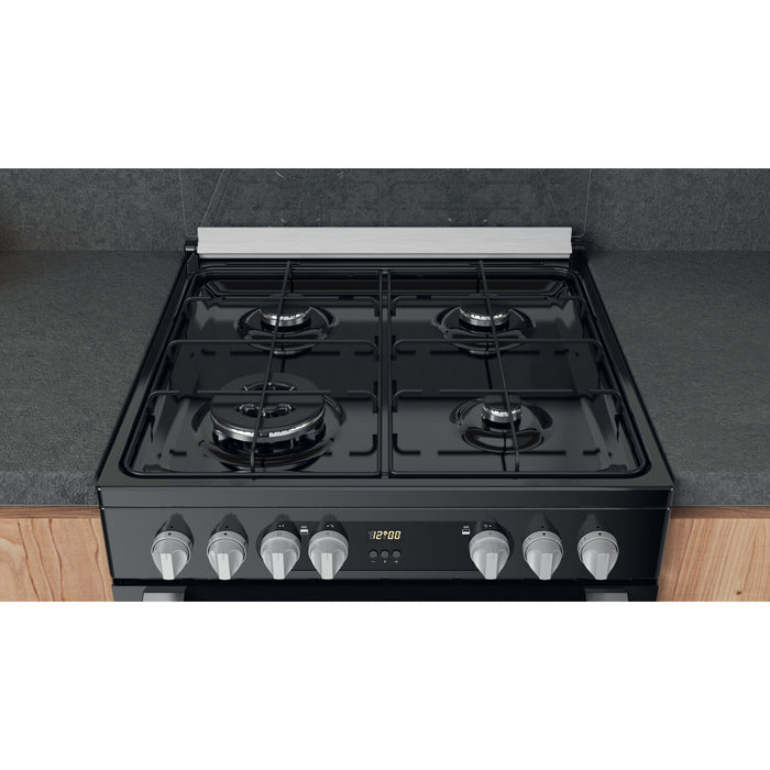 Hotpoint HDM67G9C2CSB/UK Freestanding cooker Electric Gas Black