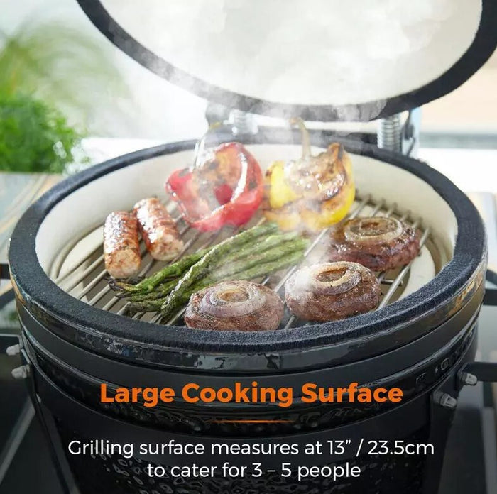 Tower Kamado Maxi Barbecue Barrel Charcoal (fuel) Black Tower