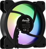 Aerocool MIRAGE12 PC Fan 12cm ARGB 6 Pin Silent Hub Black Aerocool