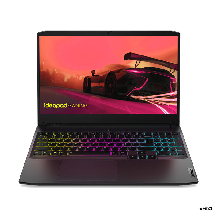 Lenovo IdeaPad Gaming 3 AMD Ryzen™ 5 5600H Laptop 39.6 cm (15.6) Full HD 8 GB DDR4-SDRAM 512 GB SSD NVIDIA GeForce RTX 3050 Wi-Fi 6 (802.11ax) Windows 10 Home Black