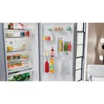 Hotpoint H7X 93T SX fridge-freezer Freestanding 367 L D Silver