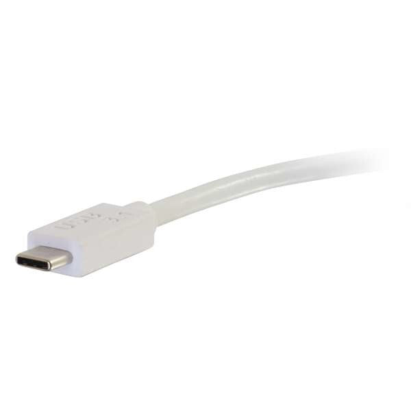 C2G USB 3.1 USB Type C to VGA Adapter - USB C to VGA White C2G