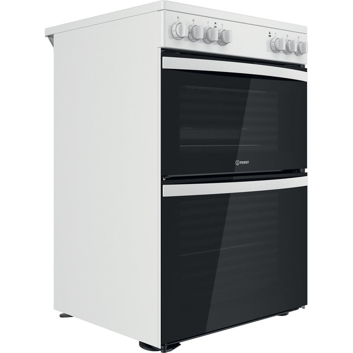 Indesit ID67V9KMW/UK cooker Freestanding cooker Electric Ceramic White