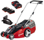 Einhell GE-CM 43 Li M Kit lawn mower Push lawn mower Battery Black, Grey, Red