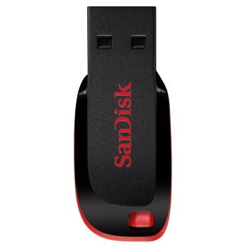 SanDisk Cruzer Blade USB flash drive 64 GB USB Type-A 2.0 Black, Red SanDisk